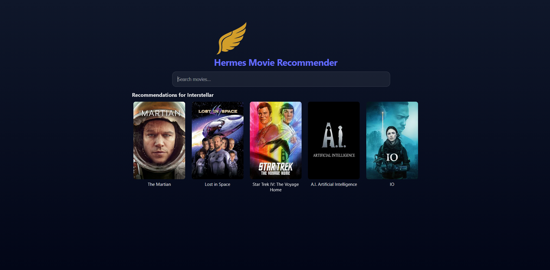 Hermes screenshot